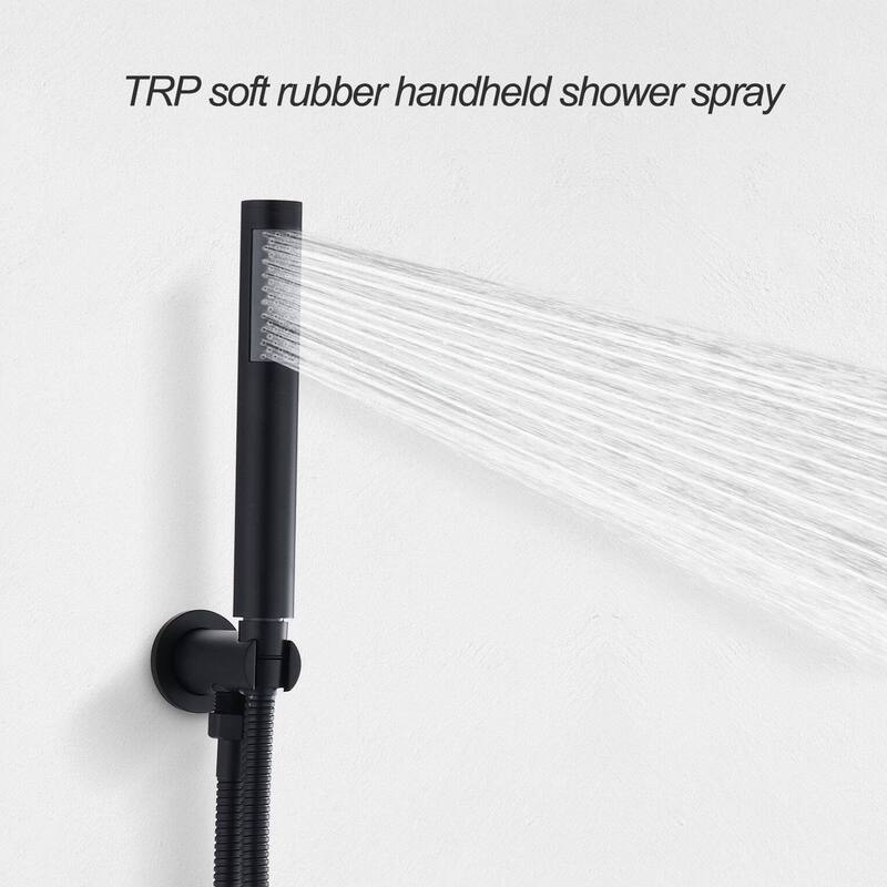 Vanityfair 10" Rain Showerhead and Handheld Shower Combo Ceiling